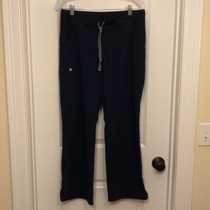 FIGS navy Kade cargo scrub pants